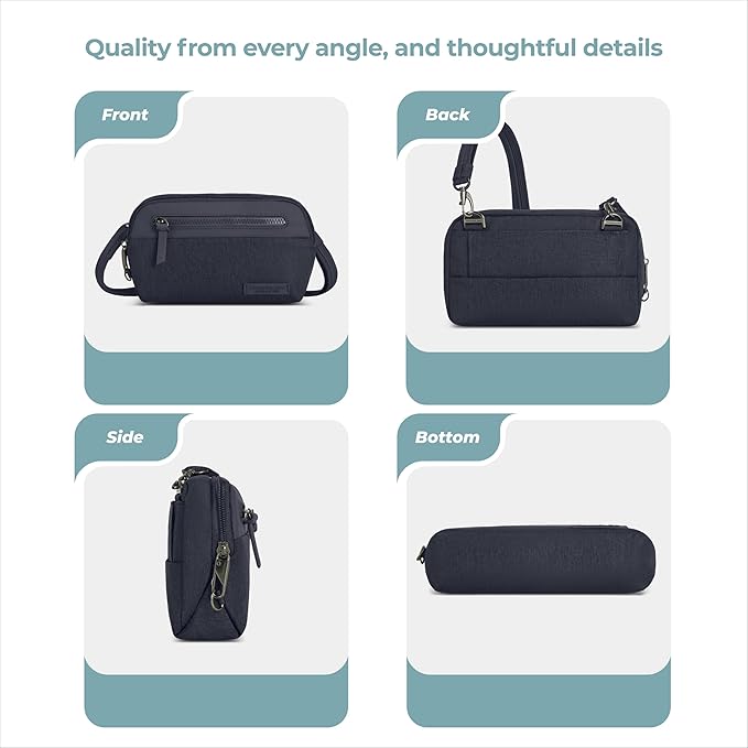 Travelon Anti-Theft Metro Convertible Small Crossbody Bag