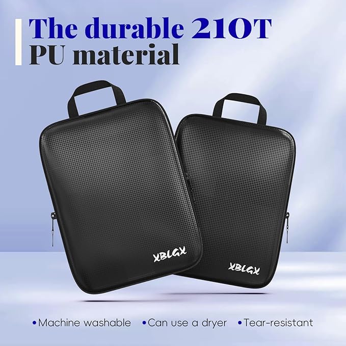 6 Set Compression Packing Cubes for Travel, Suitcases and Carry On, Luggage Organizer Bags for Travel Accessories