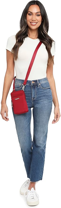 Baggallini Women's Securtex Anti-theft Activity Crossbody Bag