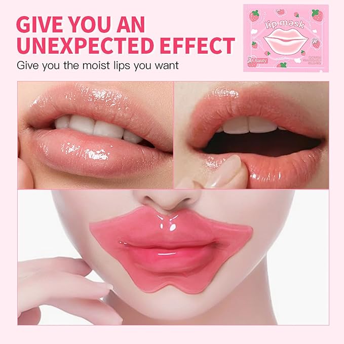 30 Pairs Eye Masks & Lip Masks, Under Eye Patches for Puffy Eyes, Moisturizing Lip Mask Pink Pads, Reducing Fine Lines, Mothers Day Gifts, Bulk Gifts, Teacher Appreciation Gifts, Small Gifts