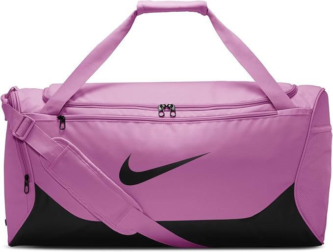 Nike Brasilia Duffel (Medium), Light Magenta/Black/White, MISC