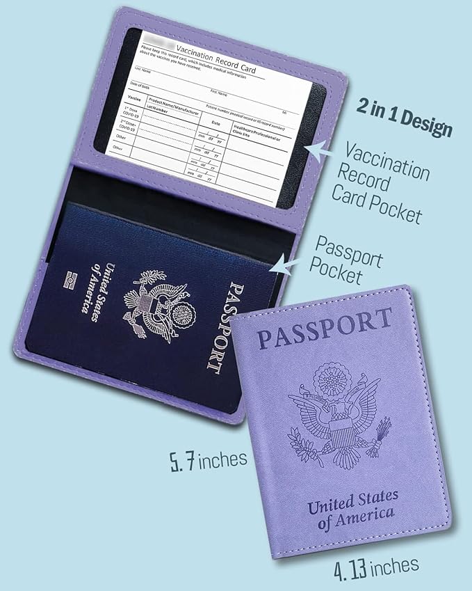 Passport Holder,Passport Wallet,Passport Cover,Passport Holder Women,Passport Case,Passport,Passport And Vaccine Card Holder Combo,Passport Book