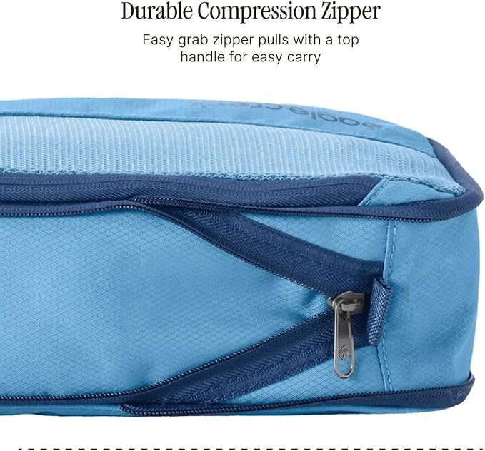 Eagle Creek Pack-It Specter Compression Packing Cubes - Durable, Ultra-Lightweight and Water-Resistant Ripstop Fabric Suitcase Organizer Bags for Clothing and Gear
