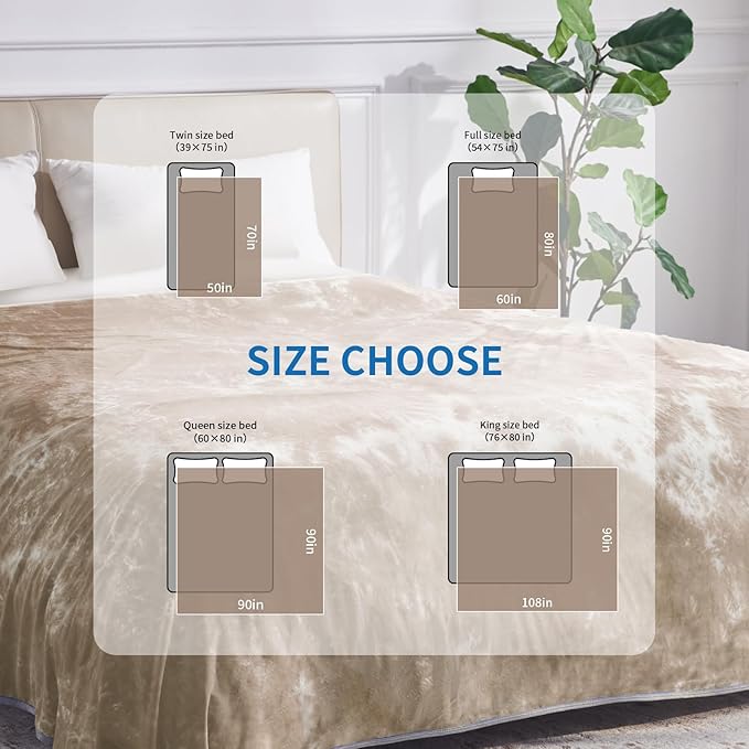 Guohaoi Cooling Blanket (90"x108"King Size) for HotSleepers,Decortive Tie Dye,Absorbs Heat to Keep Body Cool for Night Sweats,Arc-Chill Q-Max >0.5 Cool Fiber,Keep Cool,Hypo-Allergenic,All-Season.