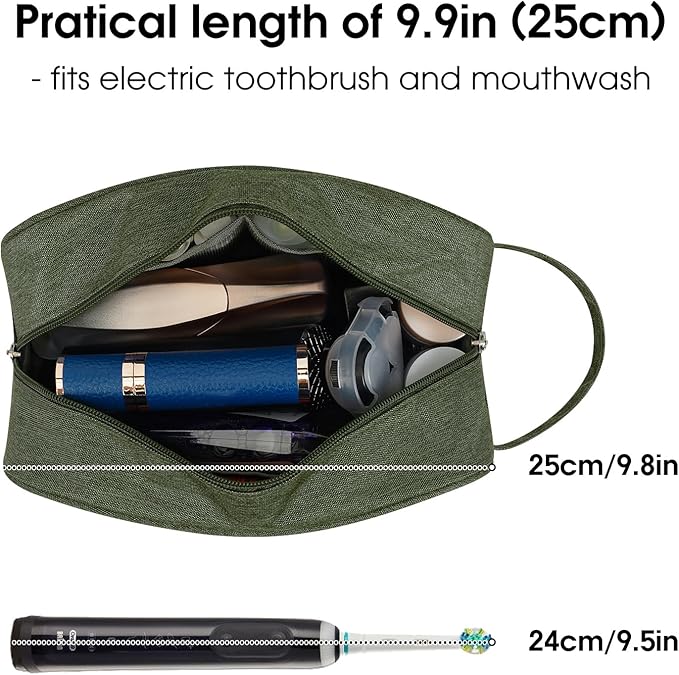 Narwey Travel Toiletry Bag for Women Traveling Dopp Kit Men Travel Bag for Toiletries Cosmetic Bag Makeup Bag Medicine Bag for Traveling