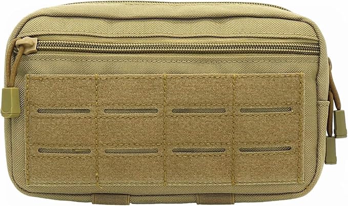 Tactical Molle Pouch, Multi-Purpose EDC Admin Pouch Utility Gadget Gear Backpack Military Waist Bag for Outdoor, Hunting, Traveling, Hiking