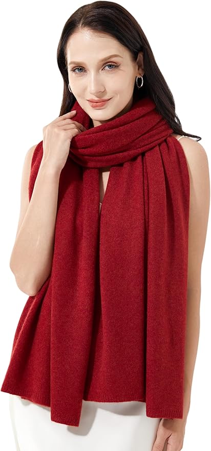 Soft Cashmere Blend Wrap Chic Scarf Stole for Women Wayfarer Travel Extra Large 87"x28"