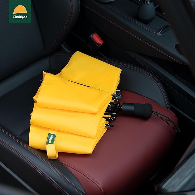 Travel Compact Umbrella Windproof - Portable Automatic Umbrellas for Rain, Inverted Folding Umbrella for Men and Women