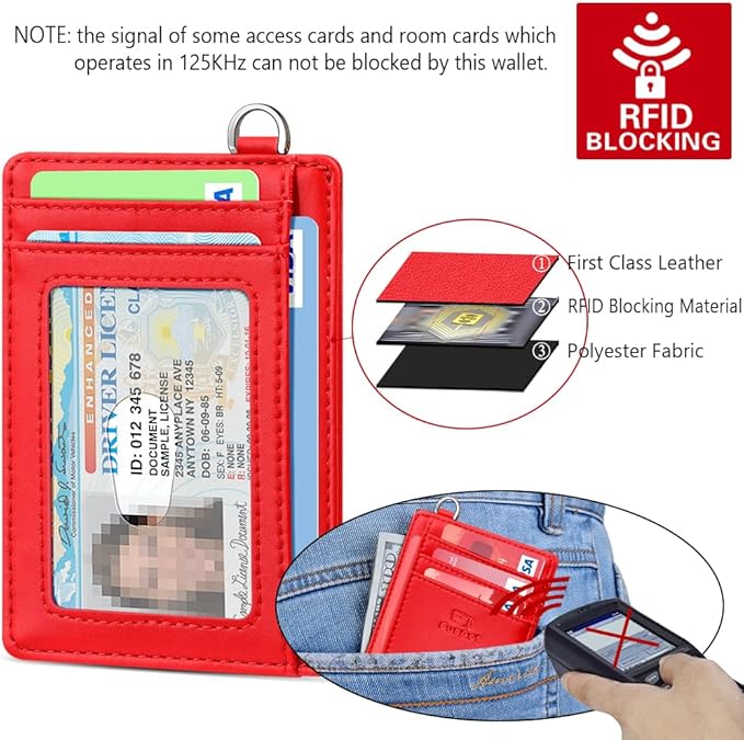FurArt Slim Minimalist Wallet, Front Pocket Wallets, RFID Blocking, Credit Card Holder for Men