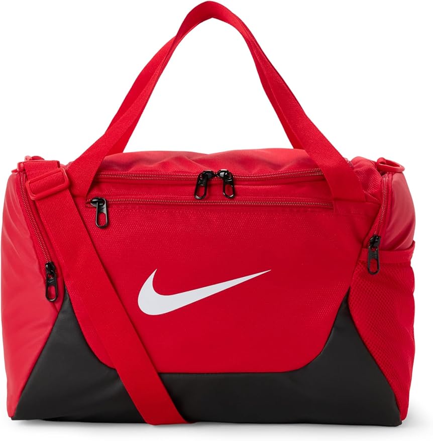 Nike Brasilia Duffel (X-Small), University Red/Black/White, MISC