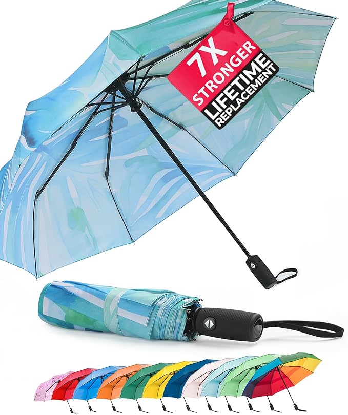 Mr. Pen- Windproof Travel Umbrella, Automatic Umbrellas for Rain, Compact