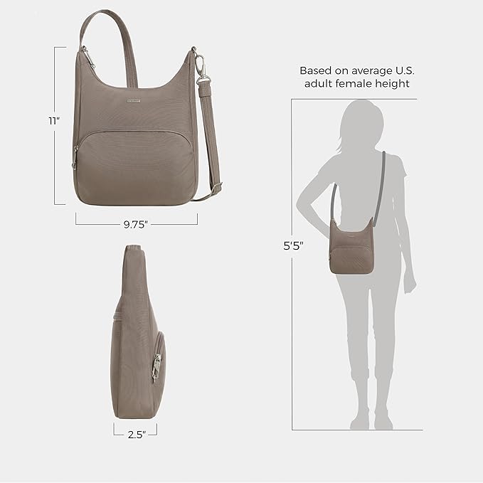 Travelon Anti-Theft Classic Essential Messenger Bag