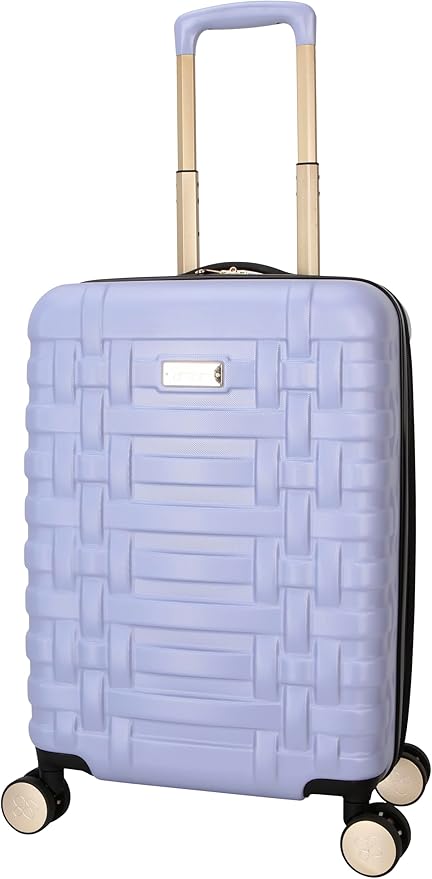 Jessica Simpson Taffeta 20"Expandable 8-Wheel Spinner Carry On Luggage Suitcase, Cosmic Sky