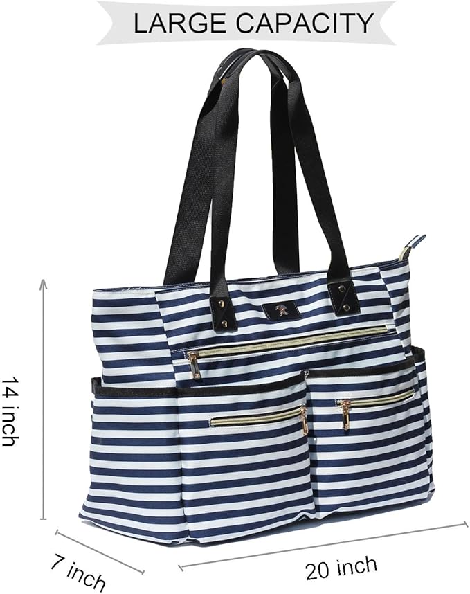 Weekender Bag Carry On Bag Overnight Tote Travel Duffle with 13 Pockets for Travel,Work，Gym,Beach,Teacher,Nurse