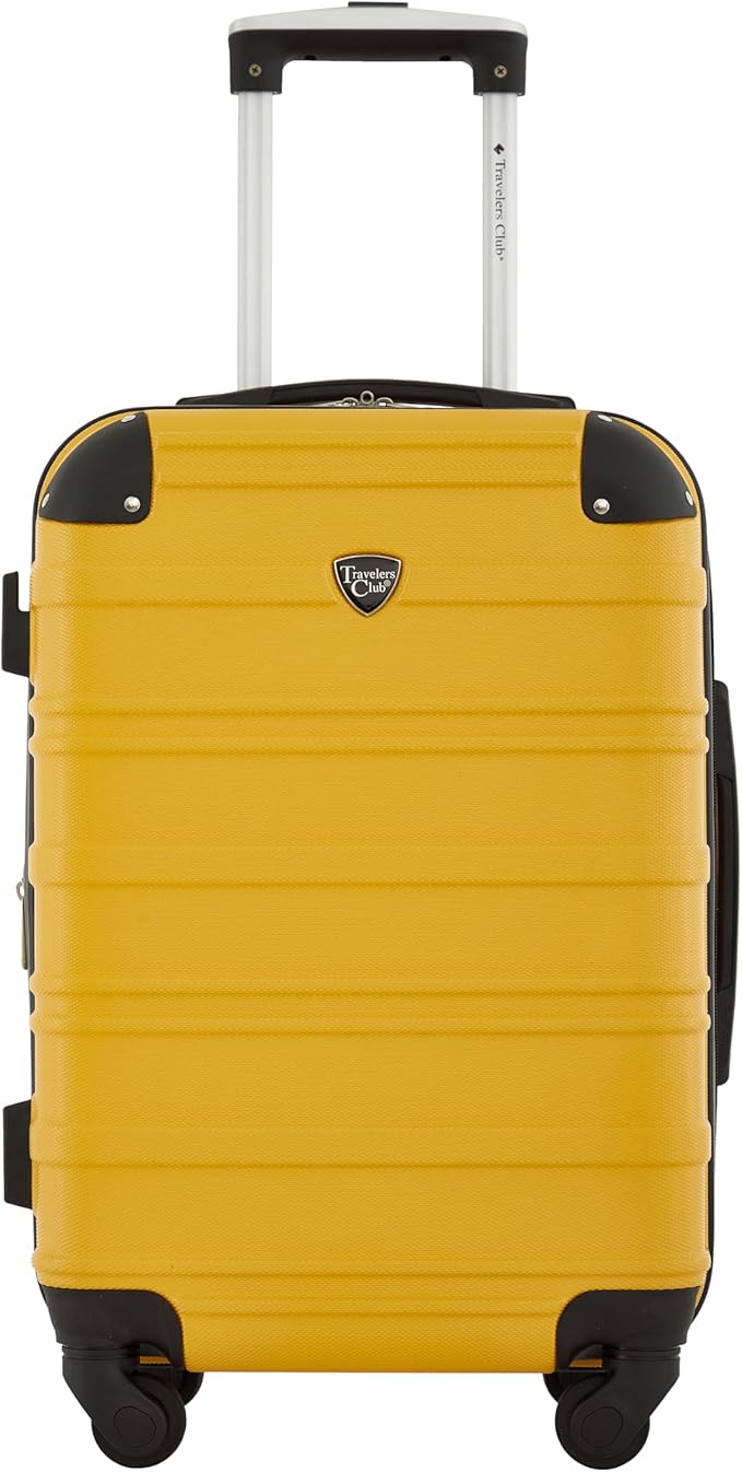 Travelers Club Phoenix Luggage, Gold Rod, 22-Inch Carry-On