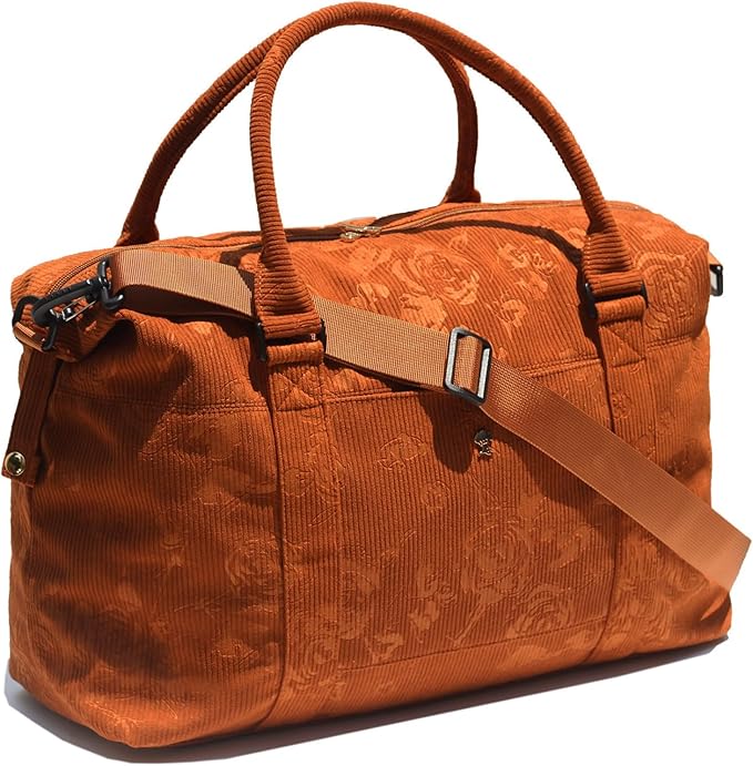 ESVAN Travel Tote Duffel Gym Bag,Weekender Overnight Carry-on Tote Crossbody Bag with Wet Pocket and Trolley Sleeve Upgraded