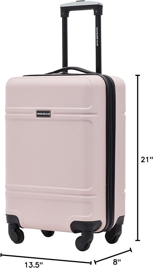 Travelers Club Skyline 22" Carry-On Spinner Luggage, Filmy