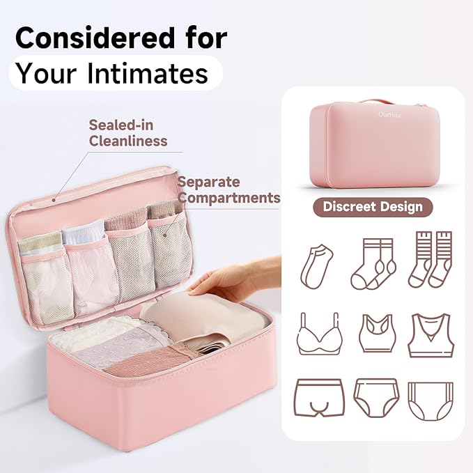 11 Set / 9 Set Packing Cubes for Travel,Gifts for Women Mom Kids,TSA Approved Bags for Makeup, Cosmetic, Toiletry, Organizers for Suitcase Carry On, Cruise Essentials Airplane Accessories, Pink