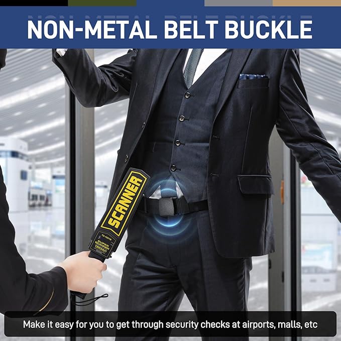UNGGJKB Tactical Men's Nylon Belts,5 Pack Mens Belts Casual，Military Canvas Outdoor Metal-free Belts