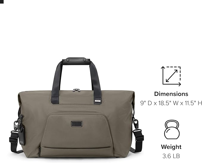 TUMI - Alpha Double Expansion Duffel - Business & Weekend Travel Duffel Bag - Designed for Durability & Functionality