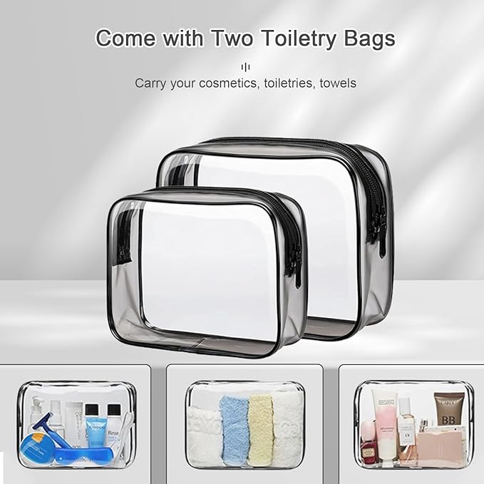 Travel Backpack for Women & Men, 40L Carry-On, 17-Inch Laptop, Waterproof, College Bookbag, Flight Approved