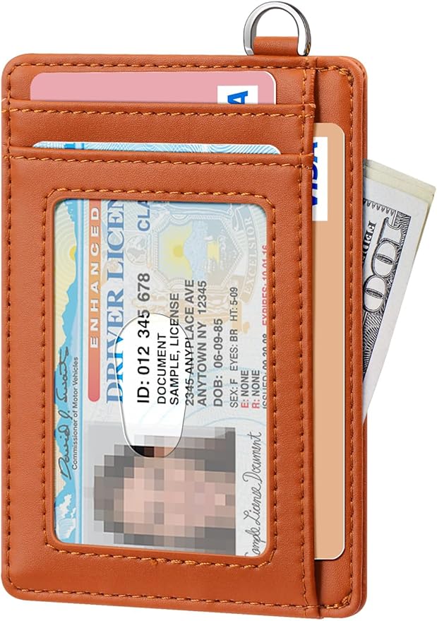 FurArt Slim Minimalist Wallet, Front Pocket Wallets, RFID Blocking, Credit Card Holder for Men