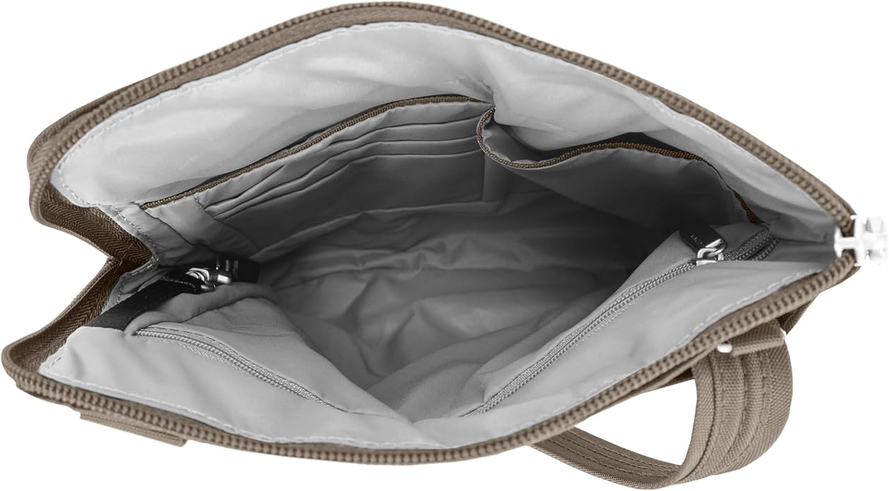 Travelon Anti-theft Classic Slim Double Zip Crossbody