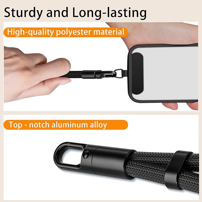 Wrist Lanyard, Phone Camera Wrist Strap for Camera iPhone Case Camera, Anti Theft Strap Lanyard with 360° Rotating Hook, Phone Wristlet Charm for Travel
