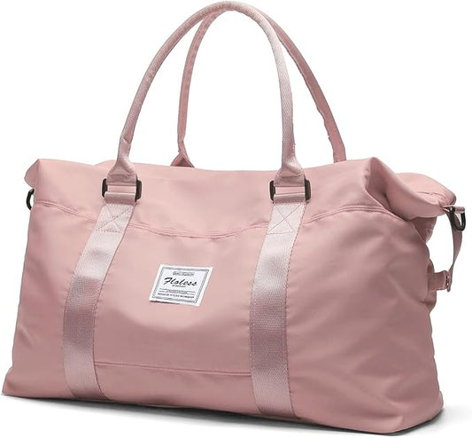 HYC00 Travel Duffel Bag,Carry-on Overnight Weekender Bags for Women,Sports Tote Gym Bag with Wet Pocket