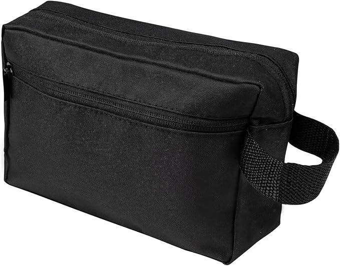 Travel Toiletry Bag, Hanging Small Travel Bag for Toiletries, Travel Essentials for Women Men, Black