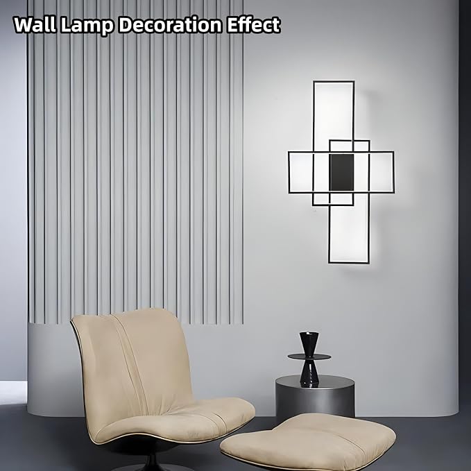 43″ 65W Modern Ceiling Light 3000-6500K Dimmable Kitchen Light Fixtures | Timer Night light Memory function Adjustable brightness color temperature Flush Mount Light Fixture remote control Bedroom