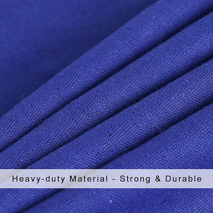 Heavy Duty Laundry Bag with Drawstring and Handle, Extra Large Travel Dirty Clothes Bag for Laundromat and Household, Durable Rip-Stop Laundry Hamper Liner, 28 x 40 Inch by SANFERGE, Royal Blue