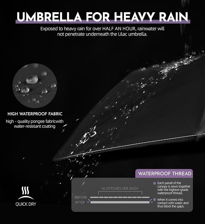 Compact Travel Windproof Umbrella, 43" Auto open/close Folding Quick Dry Umbrellas for Rain, Lightweight Portable Small for Backpack Car, Thoughtful Gift for Women Men Kids, TSA Approved