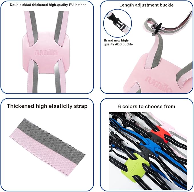 Luggage Straps for Suitcases, Travel Accessories to Connect Two Suitcase, Add A Bag Luggage Strap for Carry On Luggages Adjustable Buckle Belt (Grey/Pink-1pcs)