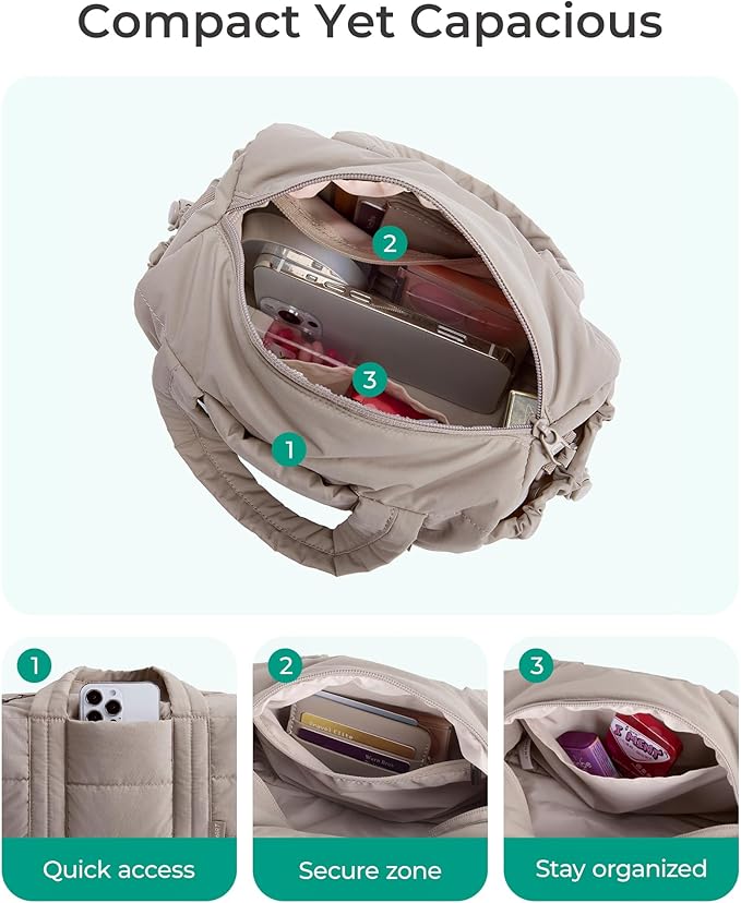 BAGSMART Reiki Gym Bag for Women, Mini/Medium Crossbody Bags for Women, 5L Dance Bag with Detachable Strap, 15L Yoga Mate Bag with Wet & Dry Pocket, Mini/Candy Pink