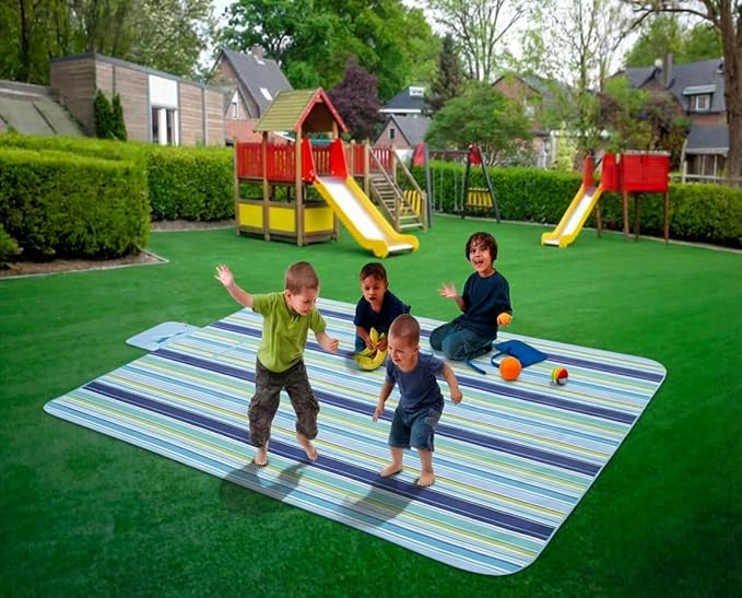 Beach Blanket Extra Large Picnic Blankets Sandproof Waterproof Outdoor Indoor Blanket Lightweight Handy Mat Portable Beach Mat for Camping Hiking Travel Park Grass