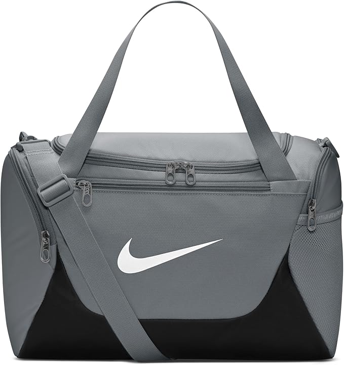 Nike Brasilia Duffel (X-Small), Smoke Grey/Black/White, MISC