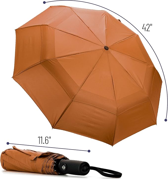 Mr. Pen- Windproof Travel Umbrella, Automatic Umbrellas for Rain, Compact