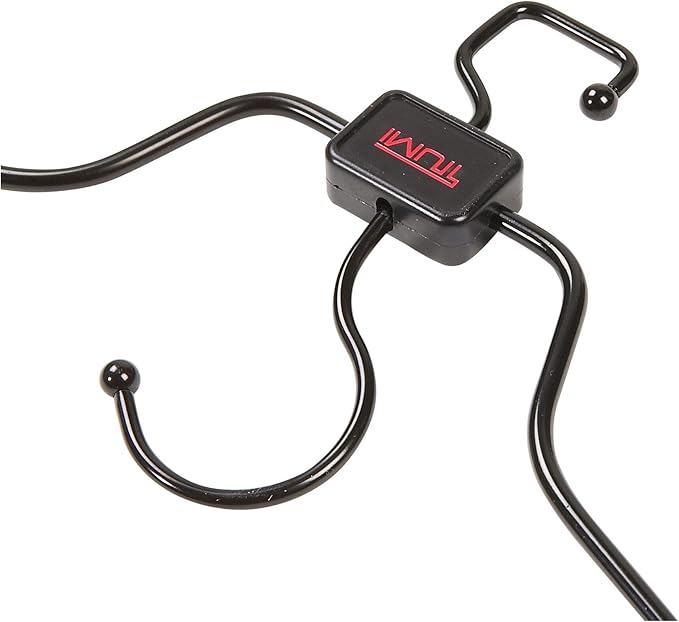 TUMI - 2-Piece Hangers Set - Travel Clothes Hanger for Suit, Coat & Trousers - Space Saving Garment Bag Hangers w/ Hooks - Black