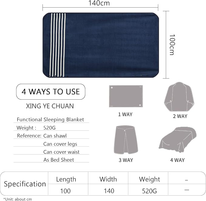 XING YE CHUAN Fleece Wearable Blanket, Comfy Poncho Throw with Buttons, Plush Sleeveless Blankets, for Women Cape Wrap Cover…