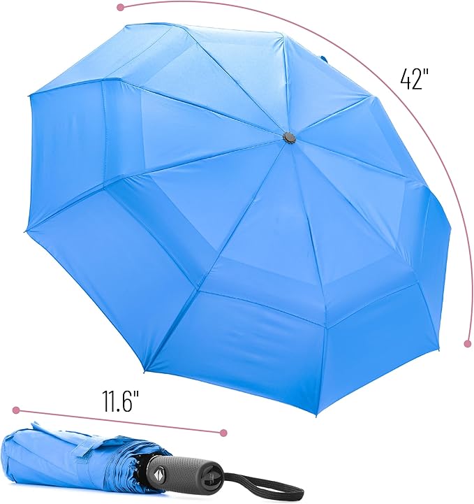 Mr. Pen- Windproof Travel Umbrella, Automatic Umbrellas for Rain, Compact