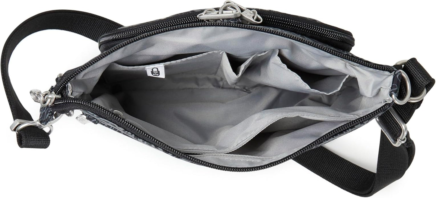 Baggallini womens Securtex Anti-theft Memento Crossbody Bag