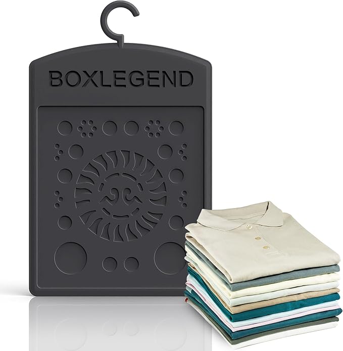 BoxLegend Shirt Folder Board Durable Clothes Folding Board with Hook Plus T-Shirt Folderfor Easy and Fast Laundry Adult