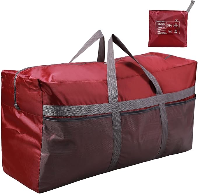 REDCAMP Foldable Travel Bag, Large Sports Bag, 75L/96L/100L, Lightweight Waterproof Tote Bag