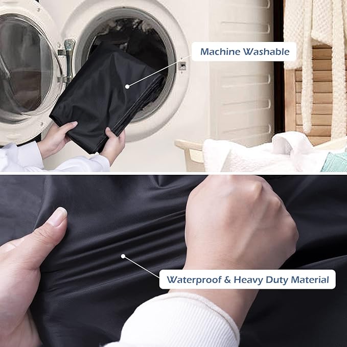 SLEEPING LAMB Water Resistant Suit Bags for Men Travel Gusseted Garment Bags Foldable Closet Hanging Clothes Storage for Coats, Jackets, Shirts, 43'', Black