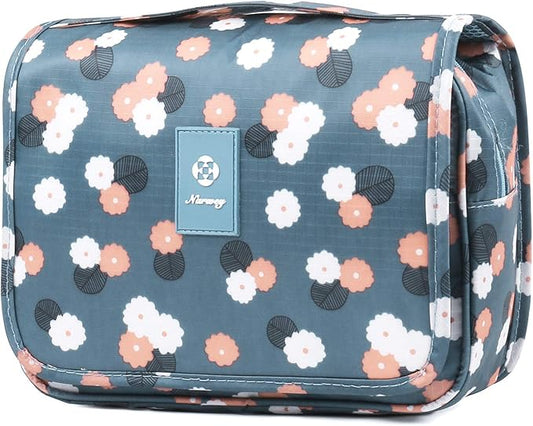 Narwey Small Hanging Travel Toiletry Bag for Women, Travel Bag for Toiletries, Makeup Bag Organizer Make Up Bags Cosmetic Bags for Girls