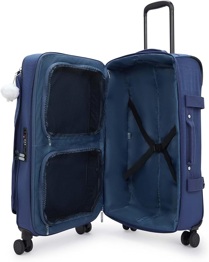 Kipling Women's Spontaneous Medium Softside Spinner Wheel Luggage, Integrated TSA Accepted Lock