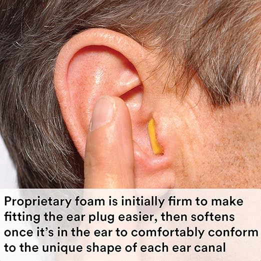3M Ear Plugs, 200 Pairs/Box, E-A-R Classic Plus 310-1101, Uncorded, Disposable, Foam, NRR 33, for Drilling, Grinding, Machining, Sawing, Sanding, Welding, Slightly Longer Ear Plug, 1 Pair/Pillow Pack