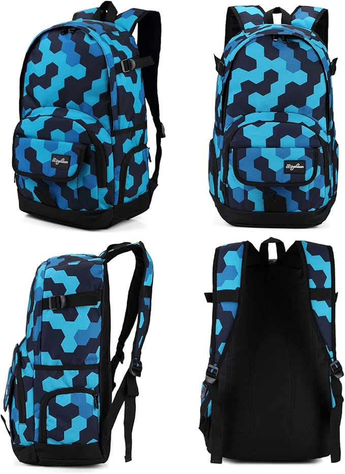 rickyh style School Backpack Travel Bag for Men & Women Lightweight College Back Pack with Laptop Compartmen