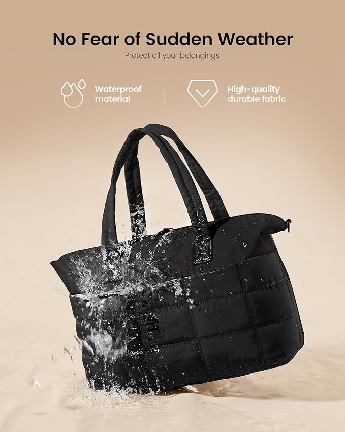 LOVEVOOK Gym Bag for Women & Men with Wet Pocket,36L Puffer Laptop Work Bags for Women with Computer Compartment,Waterproof Teacher Tote Bags Workout Weekender Carry on Travel Bag,Large Purse Handbags